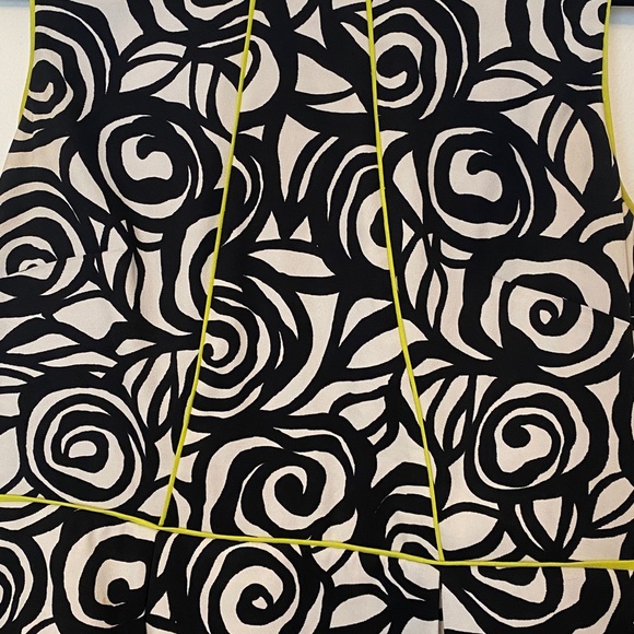 AGB Black and white abstract pattern dress  sz16 - Picture 2 of 4